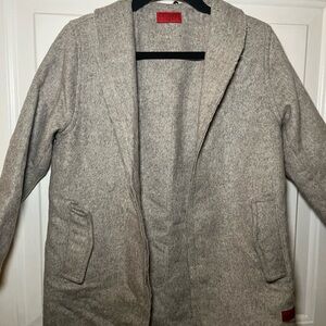 Haus of JR Drake Raw Edge Peacoat (Grey)-Unisex
Size 7/8